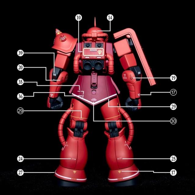 蛍光!! HG RG MG PG RE ロボット MS ディテールアップ用水転写式