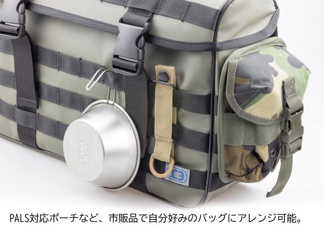 キジマ (kijima) バイク バイクパーツ [kijima] サイドバッグ ZK3-10005G オリーブグリーン_3