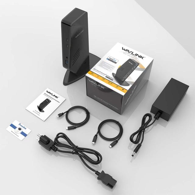 WAVLINK USB-C ドッキングステーション/ユニバーサル デュアル4K シングル5K PD60Ｗ 13-in-1 最大5K（5120x2880 @ 60Hz）ディスプレイ出_8
