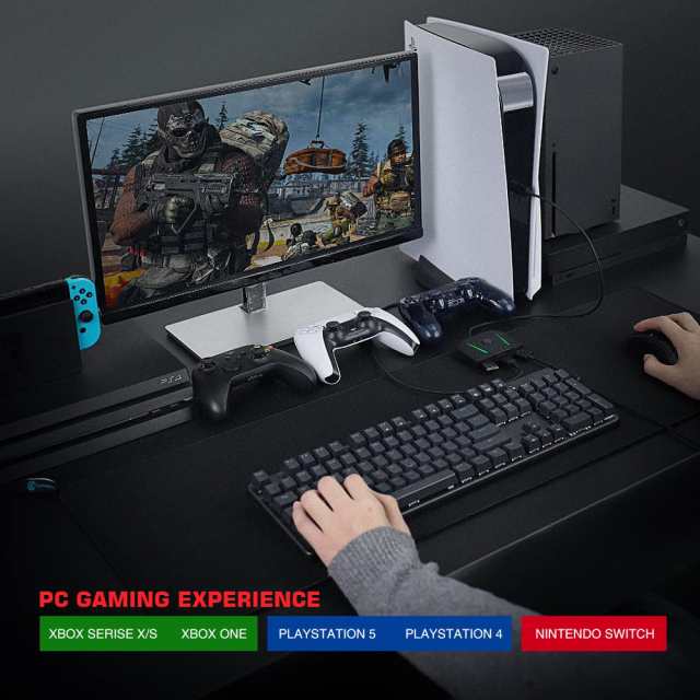 [2022新バージョン]leadjoy VX2AimBoxキーボード・マウス接続アダプター ゲームコンバーター ゲーミングコントローラー変換 アダプター の通販は
