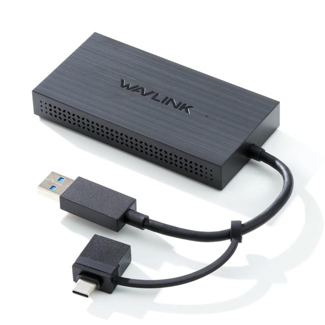 WAVLINK USB 3.0 または USB C - HDMIアダプター デュアルモニター用 1080P@60Hz HDMI - USBアダプター Windows、MacOS、ChromeOS、Andro_7
