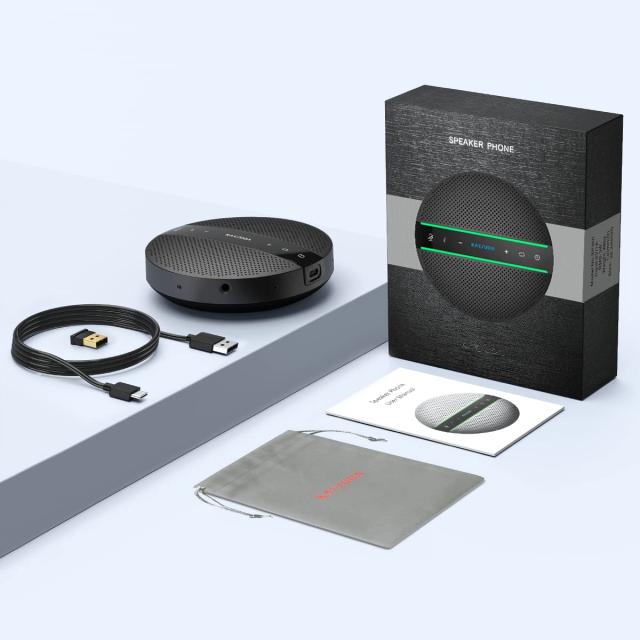 Kaysuda SP300 スピーカーフォン Bluetooth対応 マイクスピーカー 会議用スピーカーマイク PCマイク 全指向性マイク 双方向通話 オンライ_6