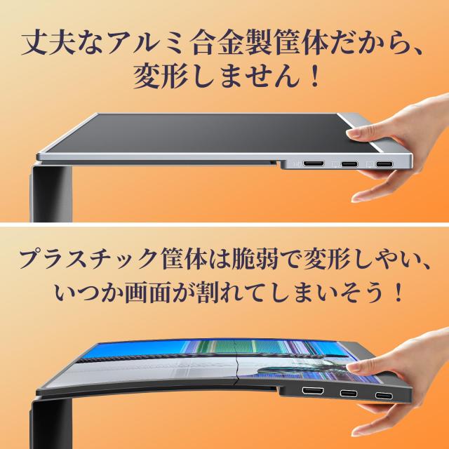 kksmart 13.5インチ モニター モバイルモニター KKSMART 13.5インチ 超薄型 超軽量380G 狭