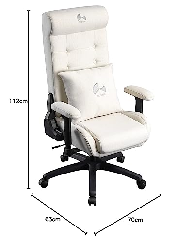 Bauhutte (バウヒュッテ) ゲーミングソファチェア2 G-370-WH ホワイト ファブリックタイプ 【ソファみたいなゲーミングチェア】 スタンダ_7