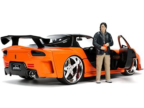 JADATOYS 1:24 F＆F HAN'S MAZDA RX-7 Veilside w/HAN ワイルド ...