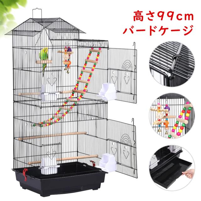 鳥 ケージ 大型 鳥かご 鳥かご 大型のインコケージ 大きな金属オウム