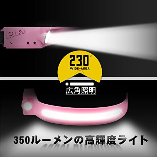 Neikky ヘッドライト LED ヘッドランプ へっどらいと USB 充電式 小型軽量 高輝度350ルーメン 230°広角照明 5つの照明モード  手振りセンの通販はau PAY マーケット - hkマーケット | au PAY マーケット－通販サイト