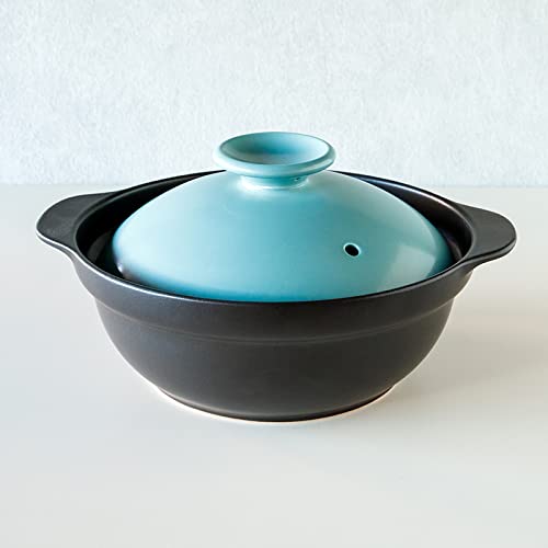 TAMAKI サーマテック IH対応 超軽量土鍋 8号 30cm 1,900ml トルコブルー T-942352_6