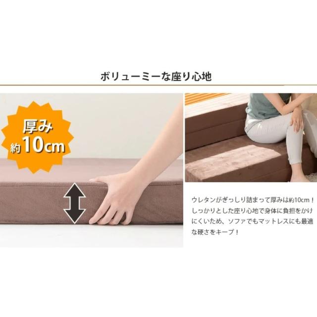 セルタン マットレス シングル 折り畳み ウレタン テクノブルー 高反発 日本製 A842a-650BL