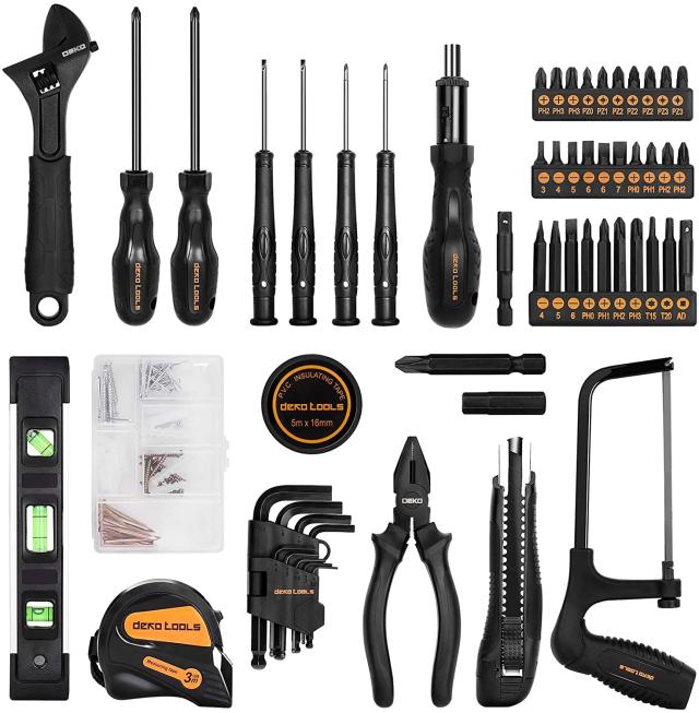 ホームツールセット 工具セット 168点 家庭用 DEKO 日曜大工 | DIY