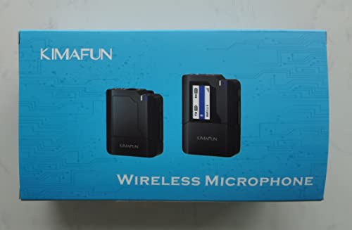 ピンマイクワイヤレス KIMAFUN2.4Gワイヤレスマイク 無線ラべ