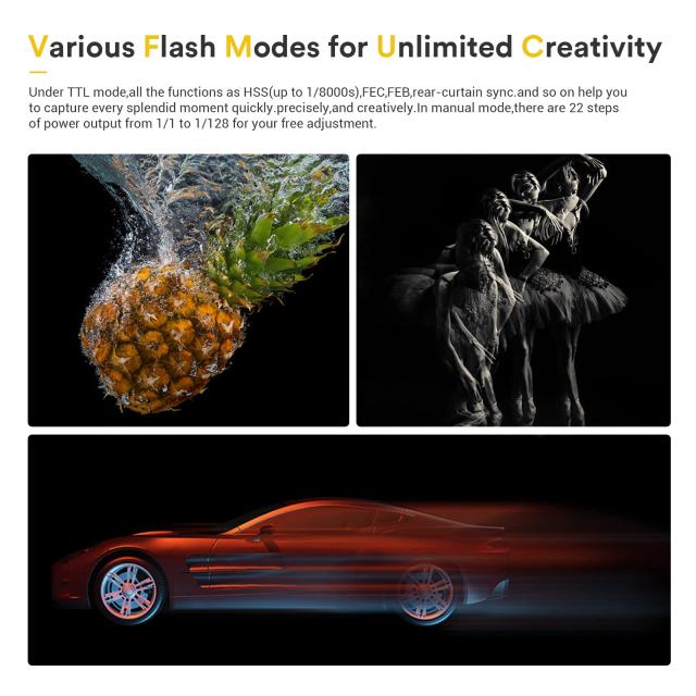 Godox TT685IIF カメラフラッシュ スピードライト 2.4G HSS 1/8000s TTL GN60 TCM機能 技適マーク付き クイックリリース・ホットシュー