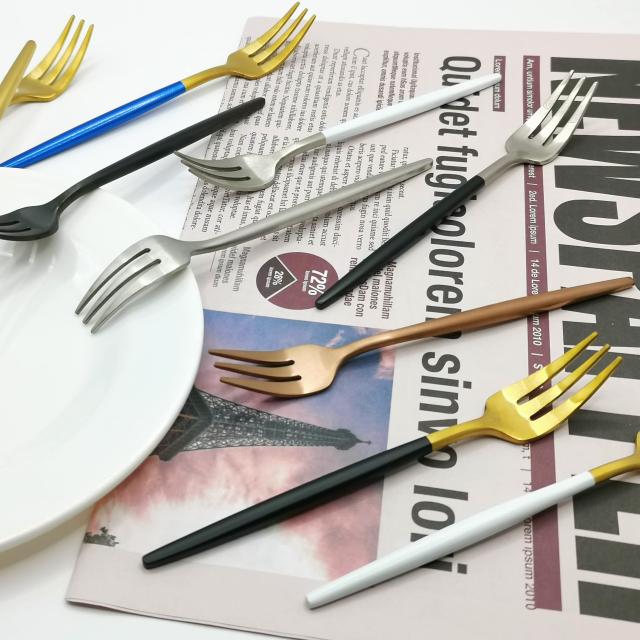 Easytoti フォーク ケーキフォーク デザートフォーク 5本セット13.5