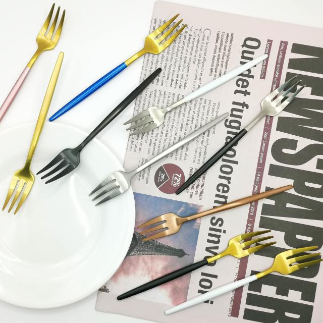 Easytoti フォーク ケーキフォーク デザートフォーク 5本セット13.5