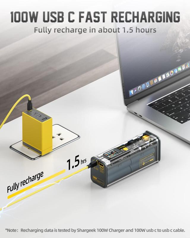 SHARGE STORM2 Power Bank(25600mAh / 大容量モバイルバッテリー