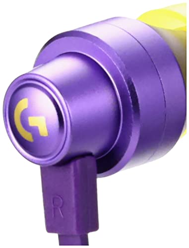 Logicool G(ロジクール G) G333 ゲーミングイヤホン 有線 イヤホン 紫 インライン マイク 3.5mm USB-C ボリュームコントロール PS5 PS4 S