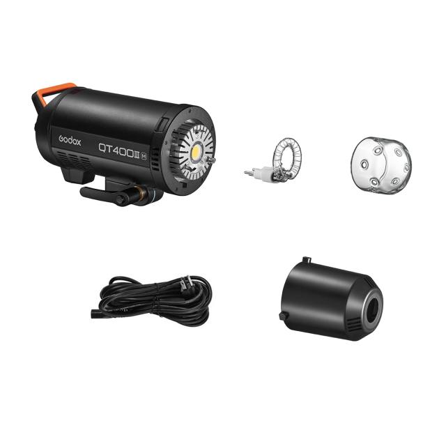 Godox QT400IIIM 400W 高速スタジオフラッシュライト GN651 / 8000s HSS 0.01-0.9Sクイックリサイクル時間 40Wモデリングライトボーエン_6