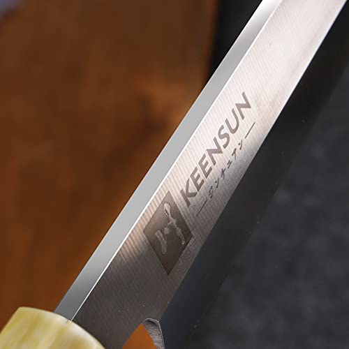KEENSUN 包丁 柳刃包丁 刃渡り270mm ステンレス鋼 刺身包丁 片刃