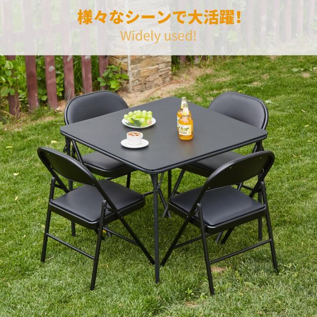 BOOSDEN パイプ椅子 折りたたみ ミーティングチェア 会議椅子 折り畳み イス ダイニングチェア いす 折りたたみチェア 背もたれ 金属製_7