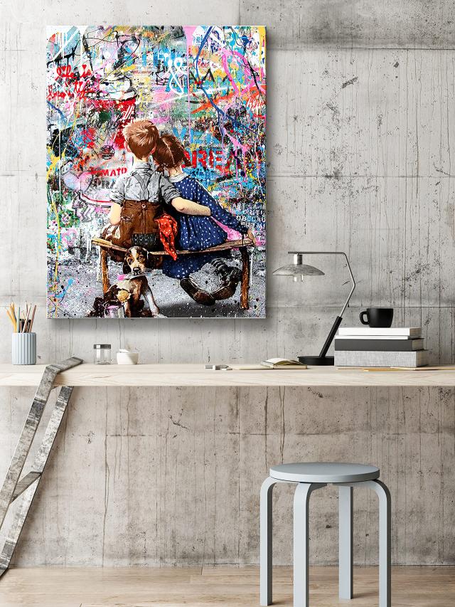 バンクシ-絵画　額装　ア-ト　インテリアア-ト布印刷ポスター　美術品　絵画　傑作 楽天市場】【ライセンスプリント】バンクシー 絵 絵画 アート
