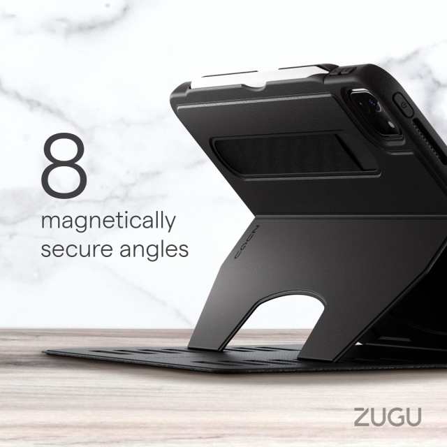 ZUGU iPad Pro 11 ケース 2022 第4世代 / 2021 第3世代 / 2020 第2世代 / 2018 第1世代 極薄 落下衝撃保護 8段階スタンド機能 Apple ペンの通販は