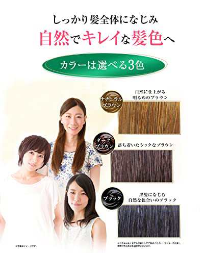 利尻ヘアカラートリートメント(ナチュラルブラウン)200g 2本セット ＋