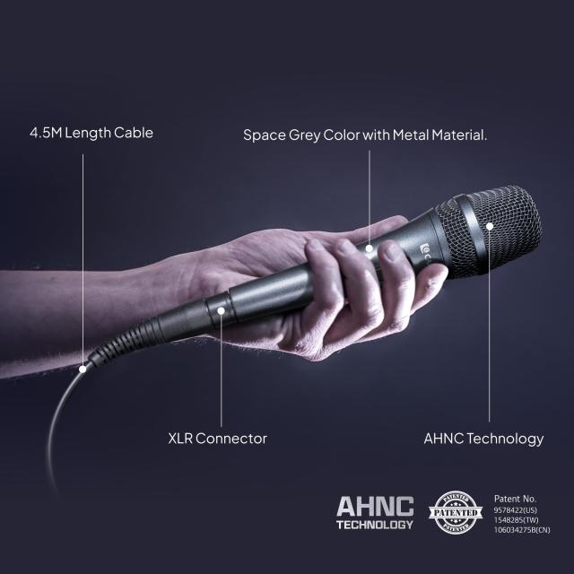 CAROL AC-910S マイク XLR ダイナミック カーディオイド ボーカル カラオケ 単一指向性 イベント スピーチ 舞台 スタジオ アウトドア ボ_4