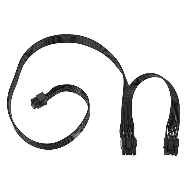 ATX CPU 8ピンオス-デュアルPCIe 2X 8ピン（6+2）オス電源ケーブル