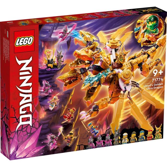 レゴ(LEGO) ニンジャゴー ロイドのゴールデン・ウルトラドラゴン 71774 おもちゃ ブロック プレゼント 忍者 にんじゃ ドラゴン 男の子 9_1