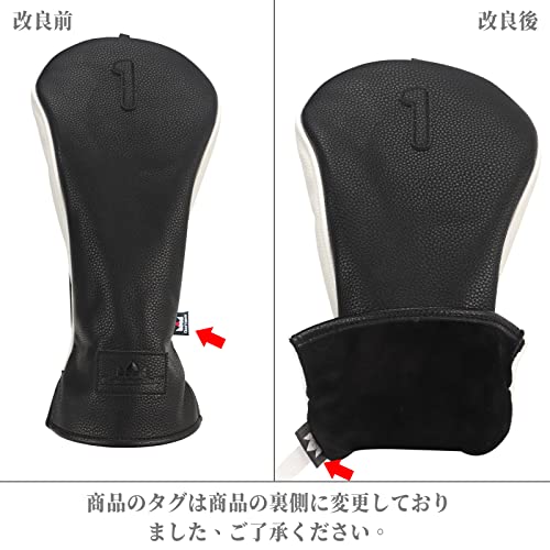 CRAFTS M AN（クラフトマン）ゴルフウッドカバー ヘッドカバー 4個セット（1ffx） ゴルフティー12個 ドライバー用・フェアウェイウッド用・ CRAFTSMAN（クラフトマン）ゴルフウッドカバー ヘッドカバー 4個セット