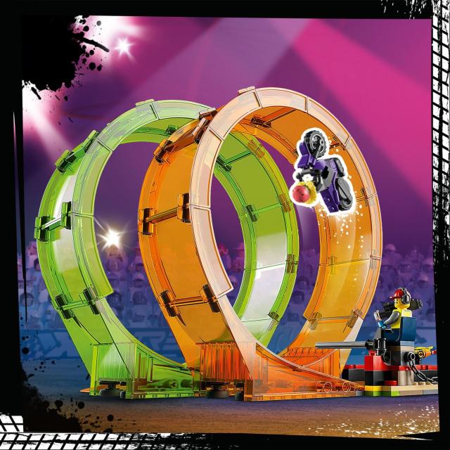 レゴ(LEGO) シティ ダブルループ・スタントアリーナ 60339 おもちゃ ブロック プレゼント 車 くるま 男の子 女の子 7歳以上_3