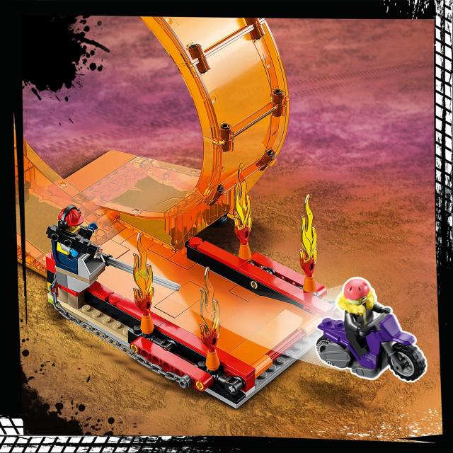 レゴ(LEGO) シティ ダブルループ・スタントアリーナ 60339 おもちゃ ブロック プレゼント 車 くるま 男の子 女の子 7歳以上_4