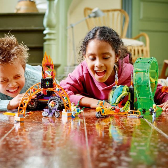 レゴ(LEGO) シティ ダブルループ・スタントアリーナ 60339 おもちゃ ブロック プレゼント 車 くるま 男の子 女の子 7歳以上_5