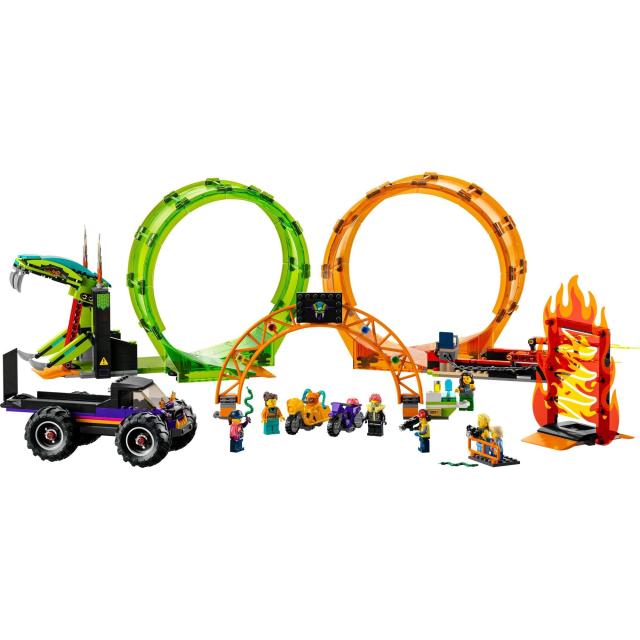 レゴ(LEGO) シティ ダブルループ・スタントアリーナ 60339 おもちゃ ブロック プレゼント 車 くるま 男の子 女の子 7歳以上_8