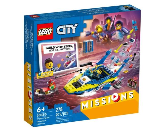 レゴ(LEGO) シティ 水上ポリス ミッション 60355 おもちゃ ブロック