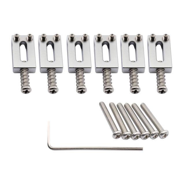 Musiclily Ultra 11.2mmピッチ ブラス ブロックサドル