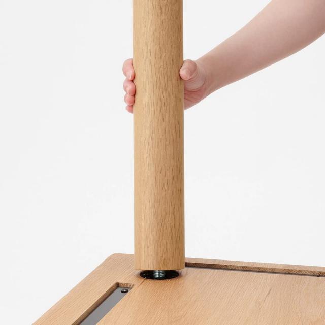 無印良品 木製テーブル脚 高さ72cm用 オーク材 82586176 4本組の通販は