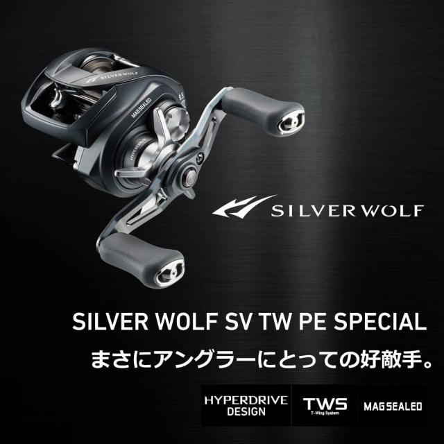 ダイワ(DAIWA) ベイトリール 22 シルバーウルフ SV TW 1000XHL PEスペシャル(2022モデル) ダイワ(DAIWA) ベイトリール 22 シルバーウルフ SV TW 1000XHL PEスペシャル(2022モデル)