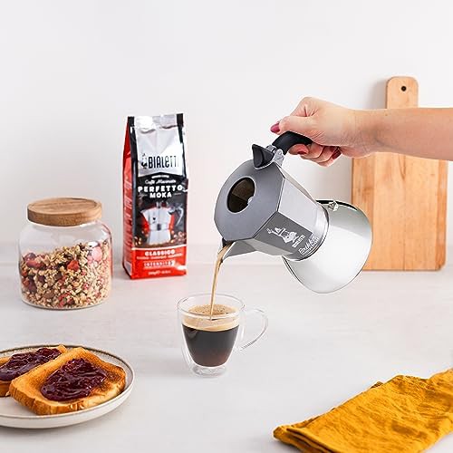 BIALETTI(ビアレッティ) Bialettiブリッカインダクション 4カップ用 IH対応 ＆ 直火式 (コーヒーメーカー エスプレッソメーカー マキネッ