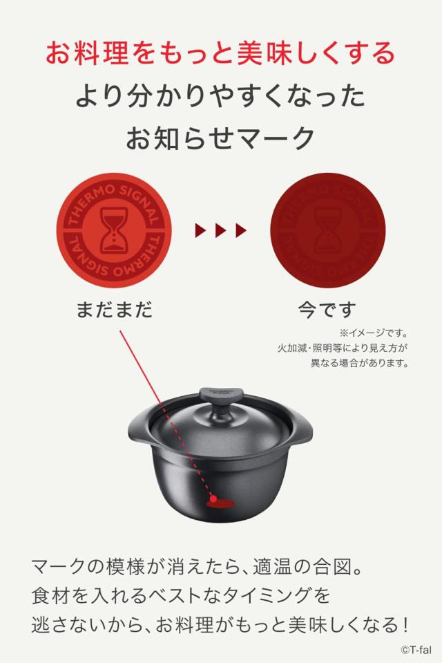 ティファール 炊飯鍋 3合炊き 鋳物 IH ガス火対応 「キャストライン アロマ プロ ライスポット」 こびりつきにくい お手入れカンタン ブ_4