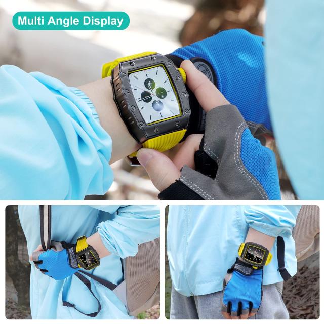 HUALIMEI コンパチブル Apple Watch バンド 44mm 45mm ケース付き 頑丈な iWatch Series 7/6/ HUALIMEI Apple Watch用ケース （44㎜・45㎜用） HUALIMEI