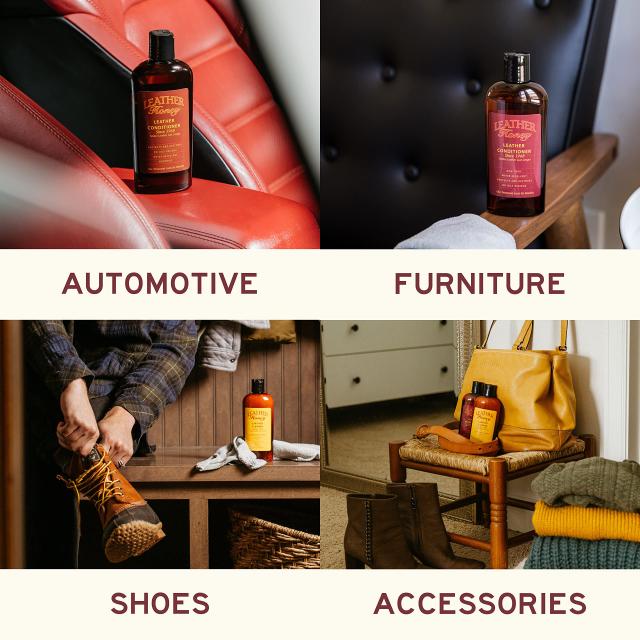Leather Honey Complete Leather Care Kit Including Leather Conditioner (8 薬局衡オンス), Leather Cleaner (8 薬局衡オンス) and Two Applicator Cloths f
