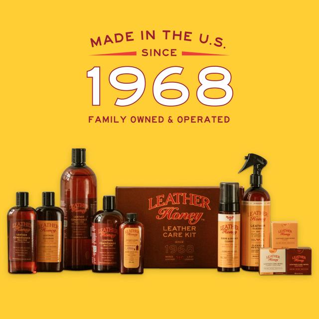 Leather Honey Complete Leather Care Kit Including Leather Conditioner (8 薬局衡オンス), Leather Cleaner (8 薬局衡オンス) and Two Applicator Cloths f