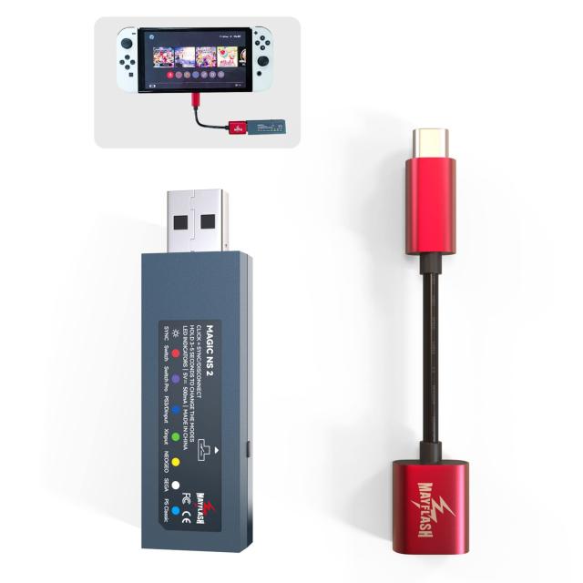 Mcbazel Mayflash MAGIC NS 2 USBアダプター コントローラー用 Switch