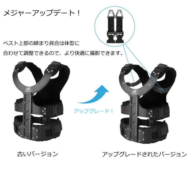 DF DIGITALFOTO 手持ちジンバルサポートシステム Thanos-SEサポートベストリグシステム、DJI RS2 / RSC2 / RS3 PRO /RS4 PRO/RoninSと互