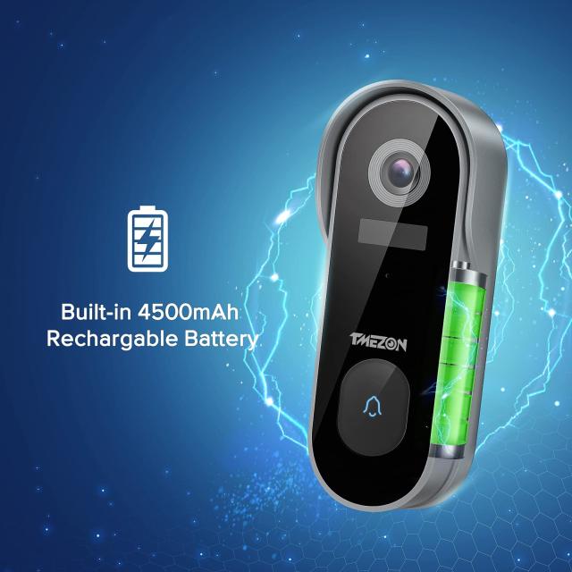 3 in 1インターホン・取り外し警報ワイヤレスインターホン WiFi