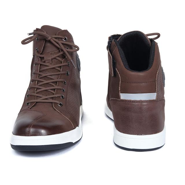 [通用] 牛革バイクブーツ オートバイ靴 ーズ スポーツニーカー SOMMY 透湿防水ライディングスライディングシューズ バイクブーツ プロテの通販は