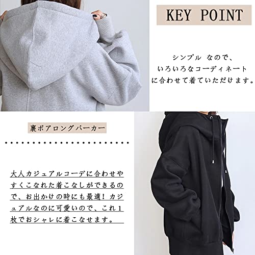 全3色×5サイズ！パーカー レディース 裏起毛パーカー ジップアップ パーカ トップス スウエット素材 アウター あったか 裏起毛 厚手 秋冬物 カジ 楽天市場】フード付きパーカー レディース ジップアップパーカー