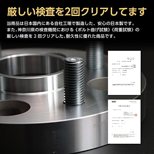 シンセイ ワイトレ pro-spec 4H 25mm 日本製 シンセイ ワイドトレッドスペーサー 25mm PCD100 M12×P1.25 4H 2枚