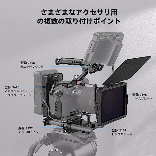SmallRig R5 / R6 / R5C Canon用キット 3830B SmallRig R5 / R6 / R5C Canon用 トップハンドルキットケージキット